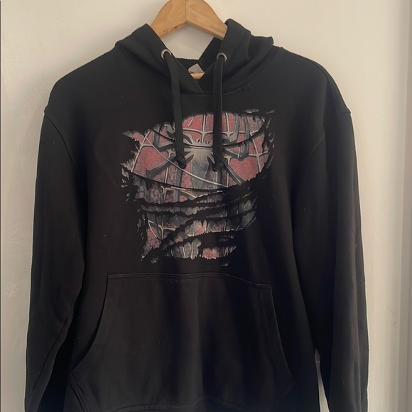 Marvel Other - MARVEL MEN'S BLACK GRAPHIC HOODIE ANIME - SIZE LARGE